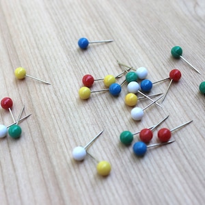 Set von Pins und Pins für die Weltkarte / USA / USA Map