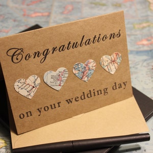 Herzlichen Glückwunsch zu Ihrer Hochzeit - Karte - Hochzeitskarte - Liebeskarte - Karten-Karte