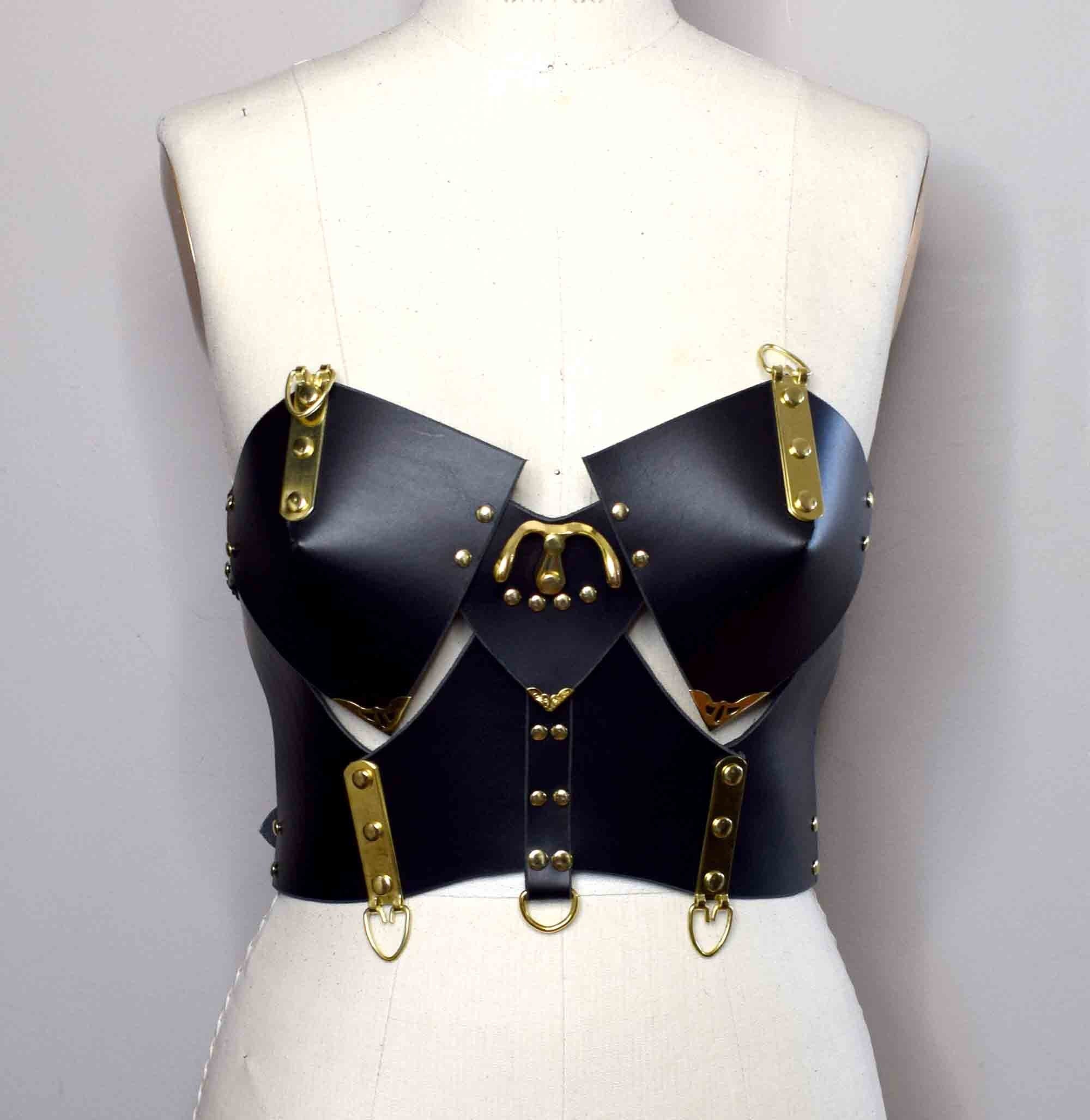 Black Harness Gold Accent - Etsy display picture 1
