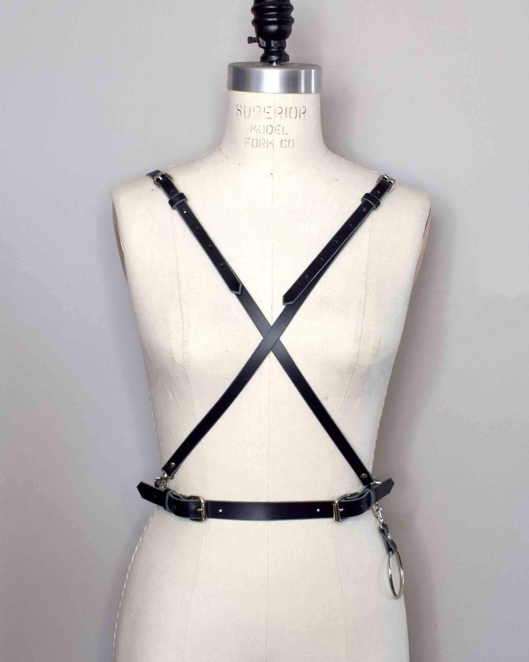 Leather Body double Harness - Black
Never worn Gum Double Vegan Leather Harness main image 4