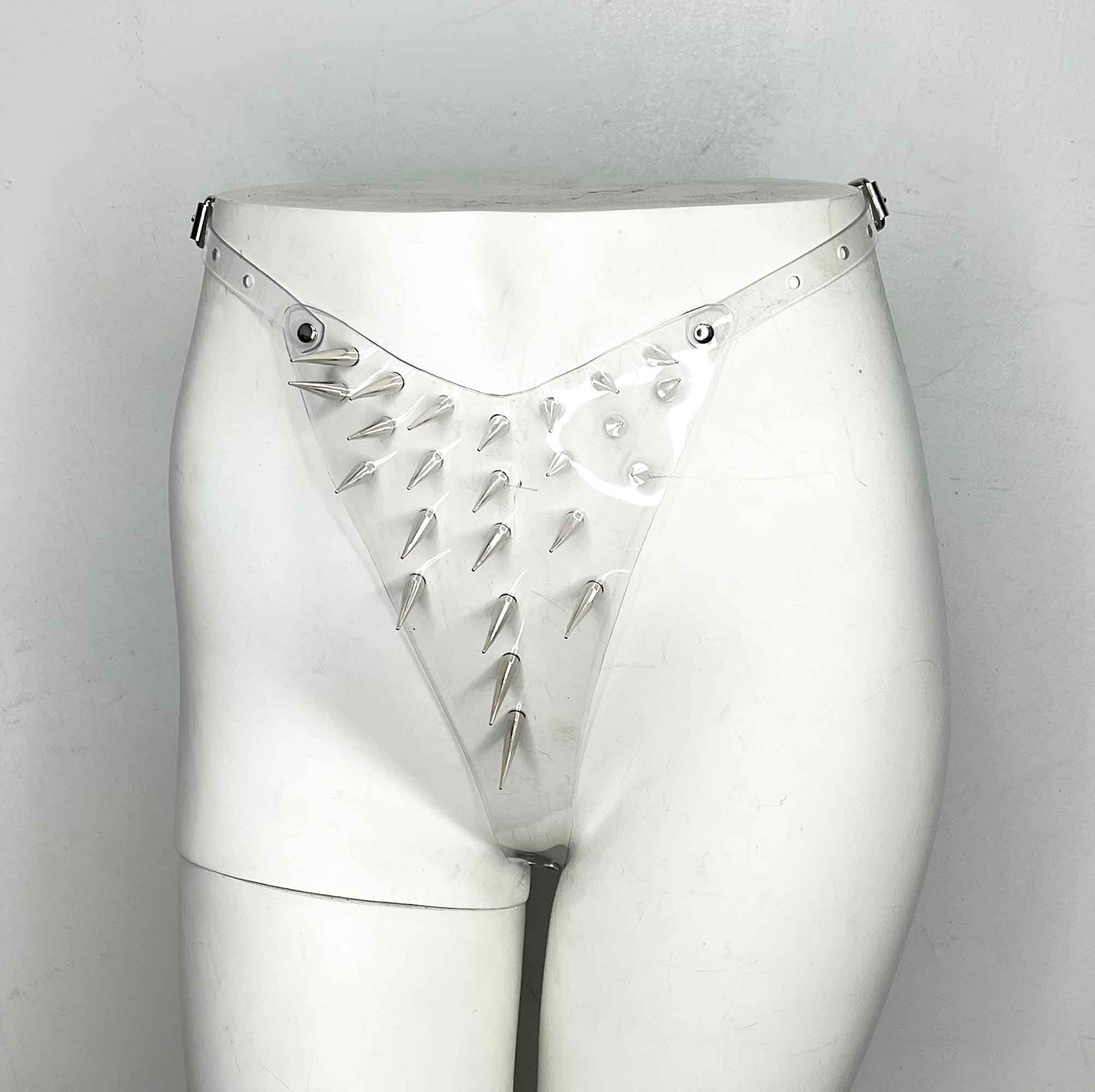Women PVC Leather Front Zipper Briefs Underwear Thong Panties Knickers  Lingerie