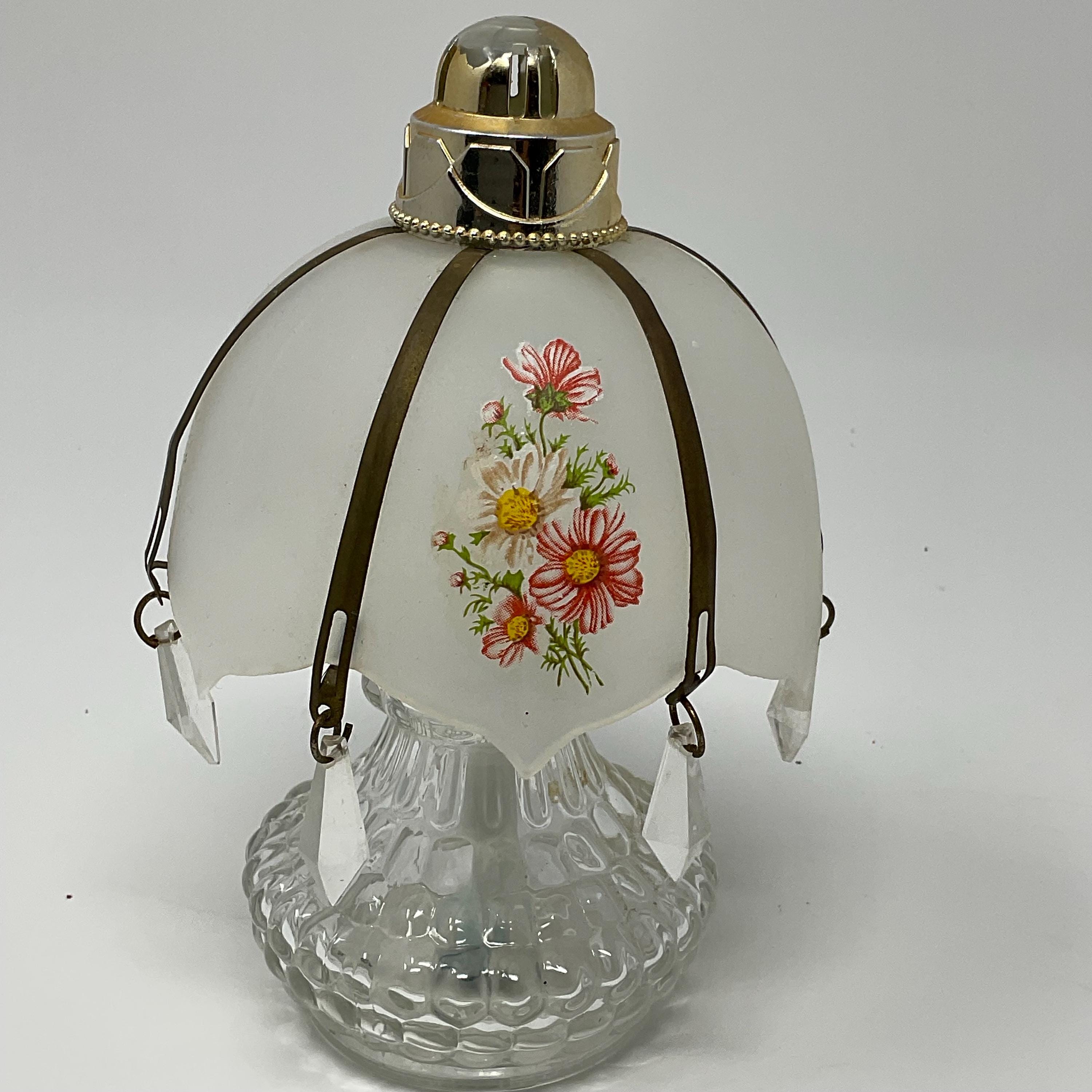 Vintage Avon Faux White Fairy Lamp Shade Scent Diffuser Floral