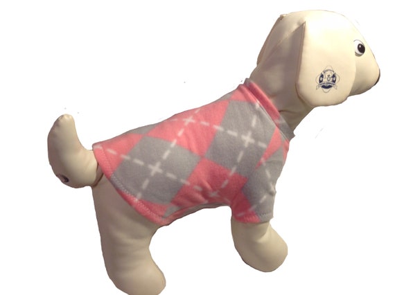 argyle dog sweater