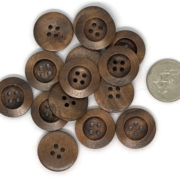Wood Buttons - Etsy