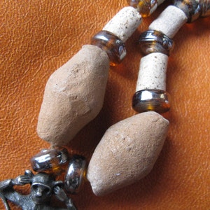 Vintage Monkey Necklace/ Hear No Evil Funky Monkey Necklace/ Tribal