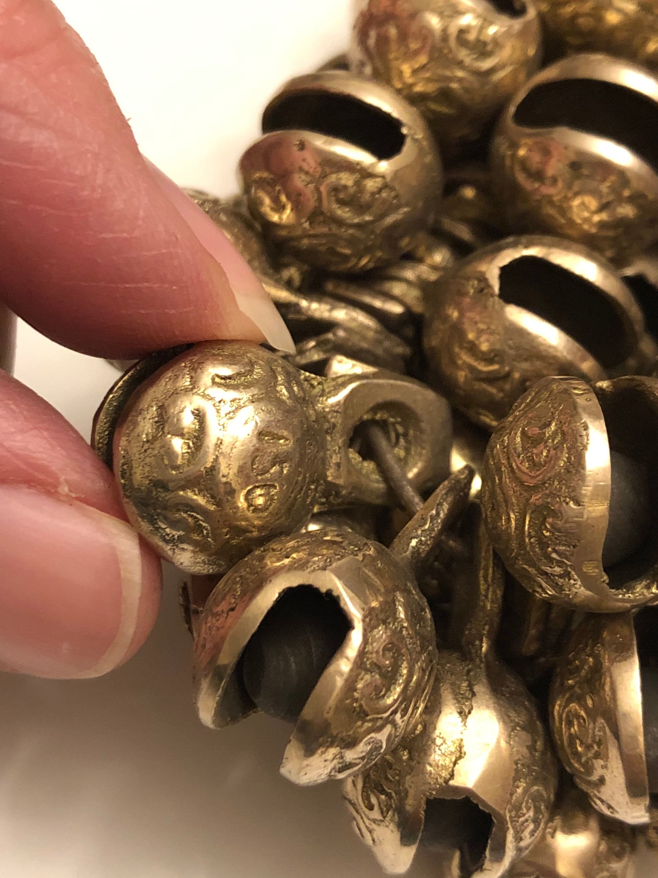  30 Pieces Craft Bells Small Brass Bells for Crafts