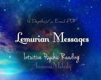 Lemurian Messages, Lemuria Intuitive Soul Reading, Via PDF