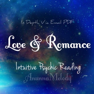 Love & Romance Same Hour Intuitive Psychic Reading, In Depth, Same Day Reading image 1