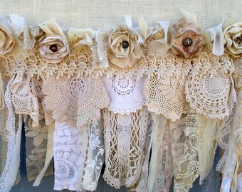 Shabby Chic Curtains Etsy