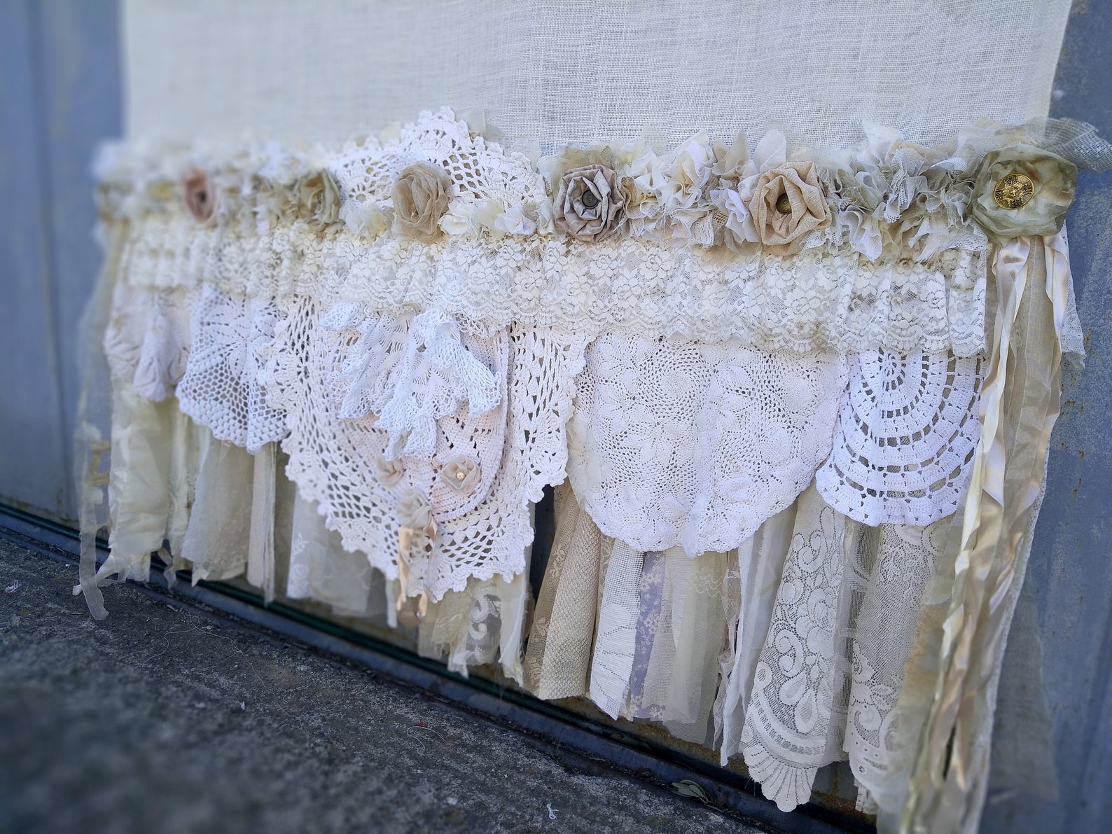 Ivory Cream Shower Curtain Custom Colors Curtains Vintage Etsy UK