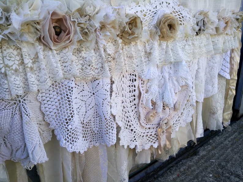 Ivory Cream Shower Curtain Custom Colors Curtains Vintage Etsy UK