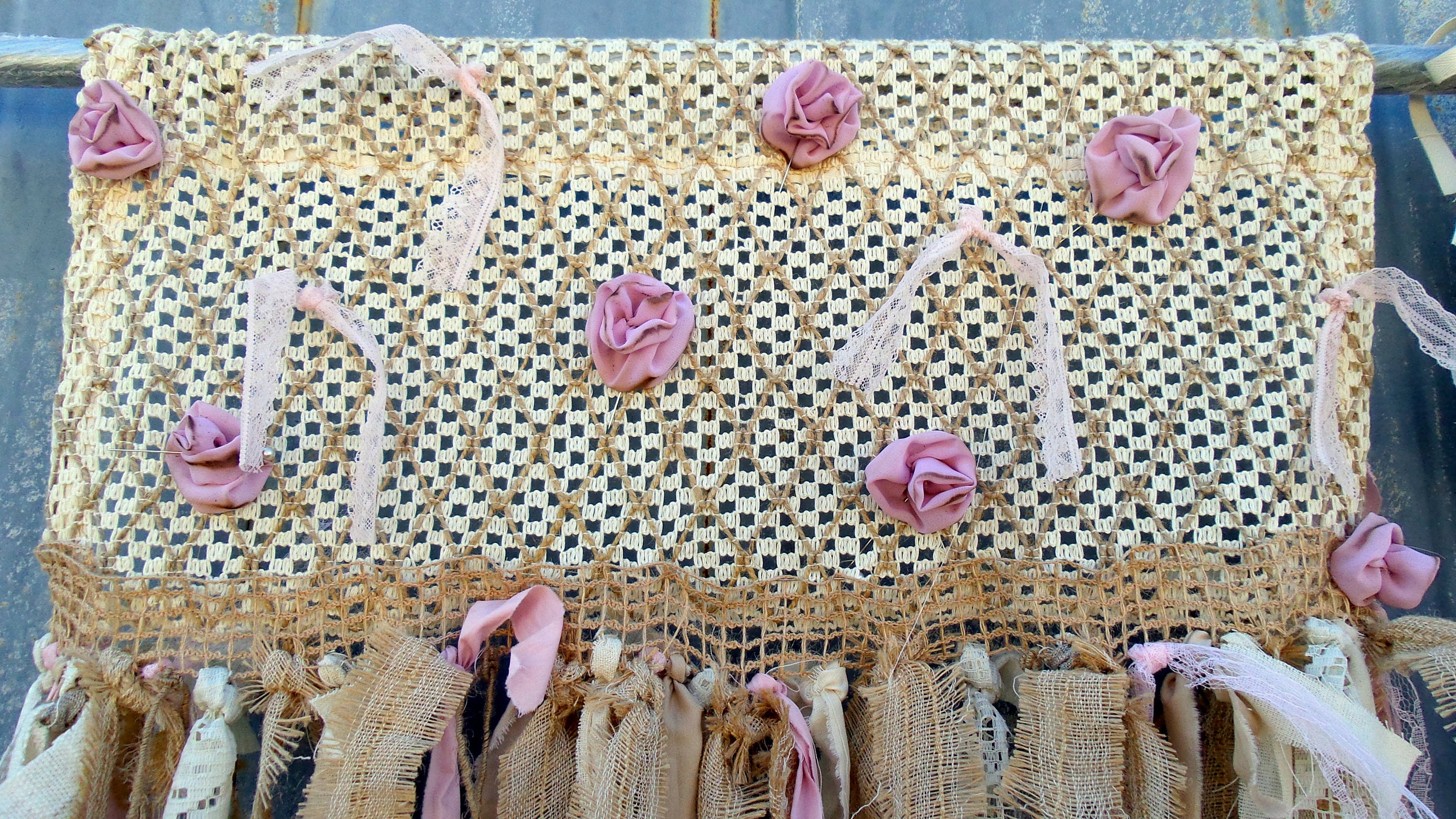 Boho Rag Curtain Gypsy Bohemian Curtain Sheer Curtain Rag | Etsy