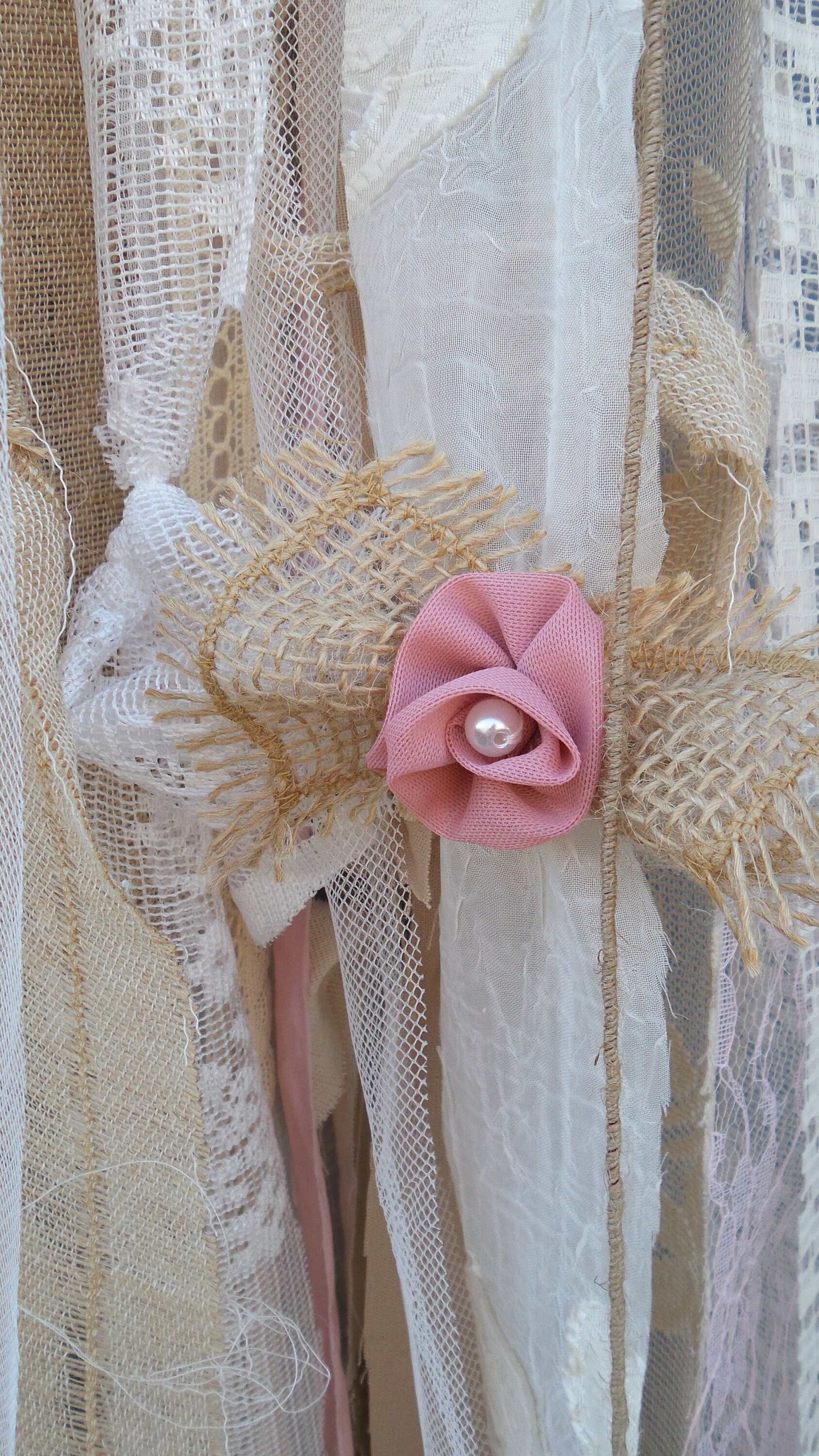 Boho Rag Curtain Gypsy Bohemian Curtain Sheer Curtain Rag | Etsy