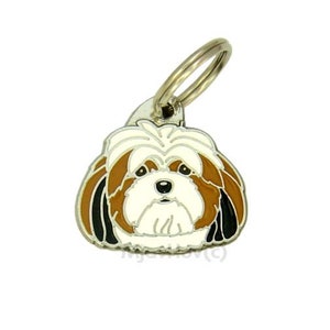 MJAVHOV placas identificativas para perros Lhassa apso