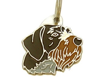 Pet ID tag (dog ID tag ) Mjavhov, German wirehaired pointer