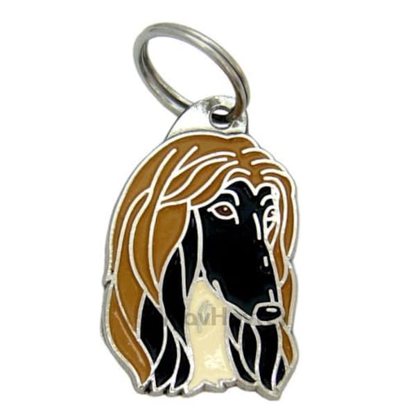 Id Pet tag, MjavHov, Afghan Hound