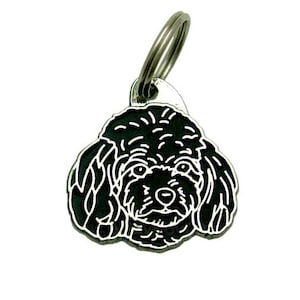 Pet tag MjavHov, Toy poodle with engraving