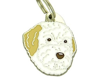 Pet ID tag, (Dog ID tag) Personalised, stainless steel, breed, engraved, Lagotto Romagnolo