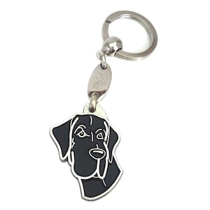 Pet ID tag, Dog ID tag Personalised, stainless steel, breed, Great dane image 5