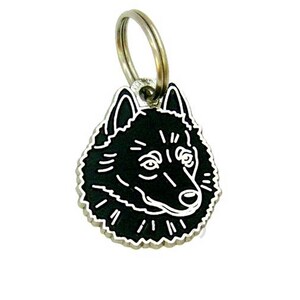 Hundemarke mit gravur, MjavHov, Schipperke