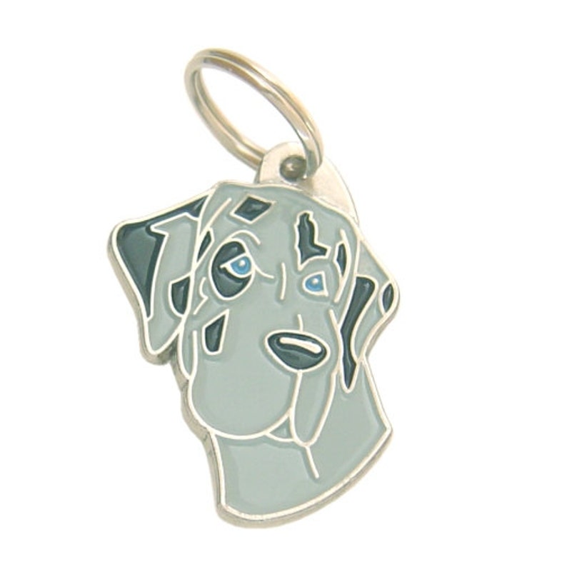 Pet ID tag, Dog ID tag Personalised, stainless steel, breed, Great dane image 4