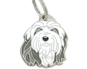 Hundemarke mit gravur Bearded Collie, MjavHov