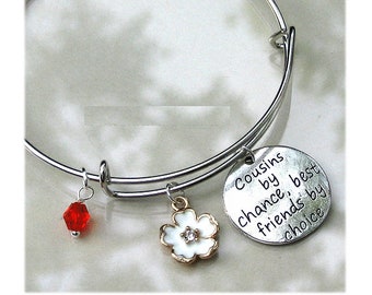 Cousns By Chance Best Frends By Choce Cousn Bracelet | Etsy