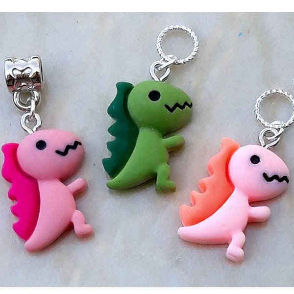 Dinosaur Charm Bracelet Dangle Charm Necklace Pendant For Little Girl Kid Child Bracelet Dinosaur Bracelet Charm DC1107