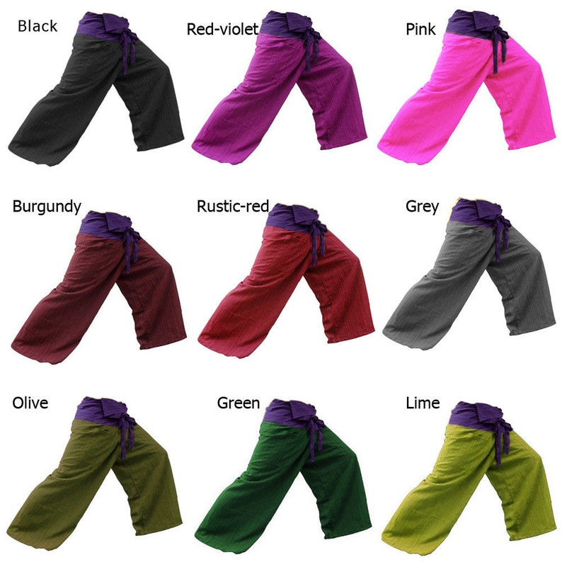 Fisherman Pants, 2 TONE Thai Fisherman Pants Cotton striped Waist Ivoey ... Fisherman Pants, 2 TONE Thai Fisherman Pants Cotton striped Waist Ivoey ...