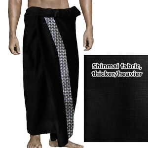 Longyi cotton Sarong cotton Dhoti Pareo Lavalava Malong Mens cotton Homewear beachwear surf boho Hippie One size men's, women's image 3