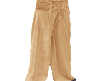 Fisherman Pants, Thai Fisherman Pants Cotton (Striped).