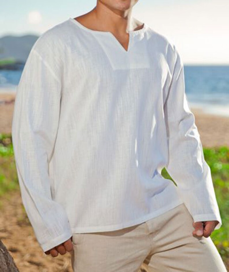 100 Cotton Long Sleeve Men's Shirt Men's Full Sleeve Etsy