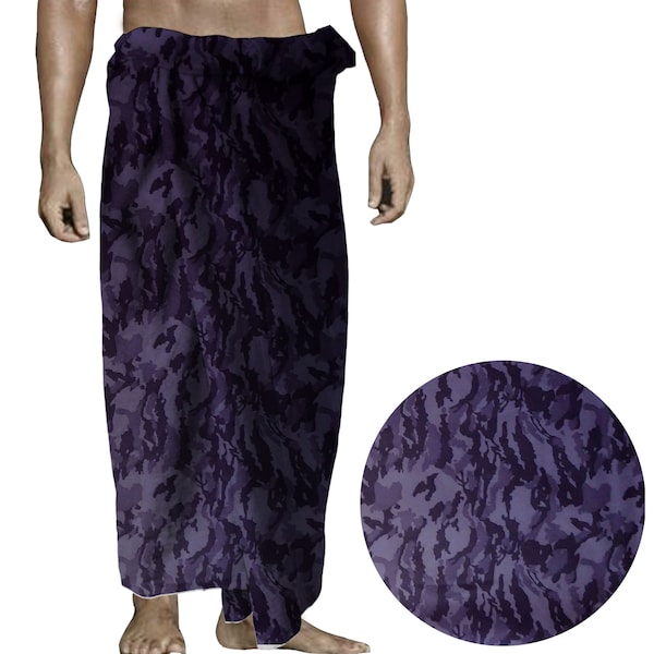 Longyi cotton - Sarong cotton Dhoti - Pareo - Lavalava - Malong Mens cotton Homewear beachwear surf boho Hippie One size - men's, women's