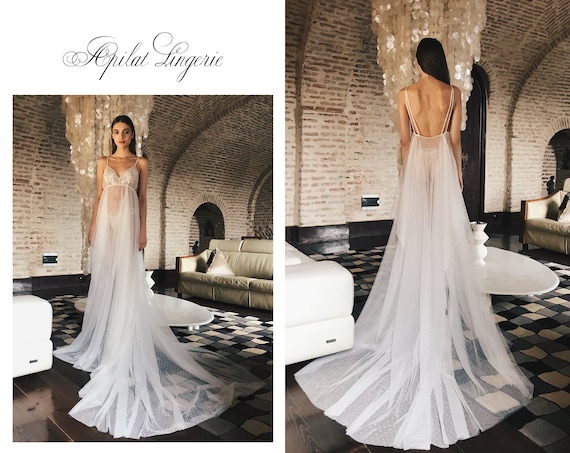long bridal nightgown