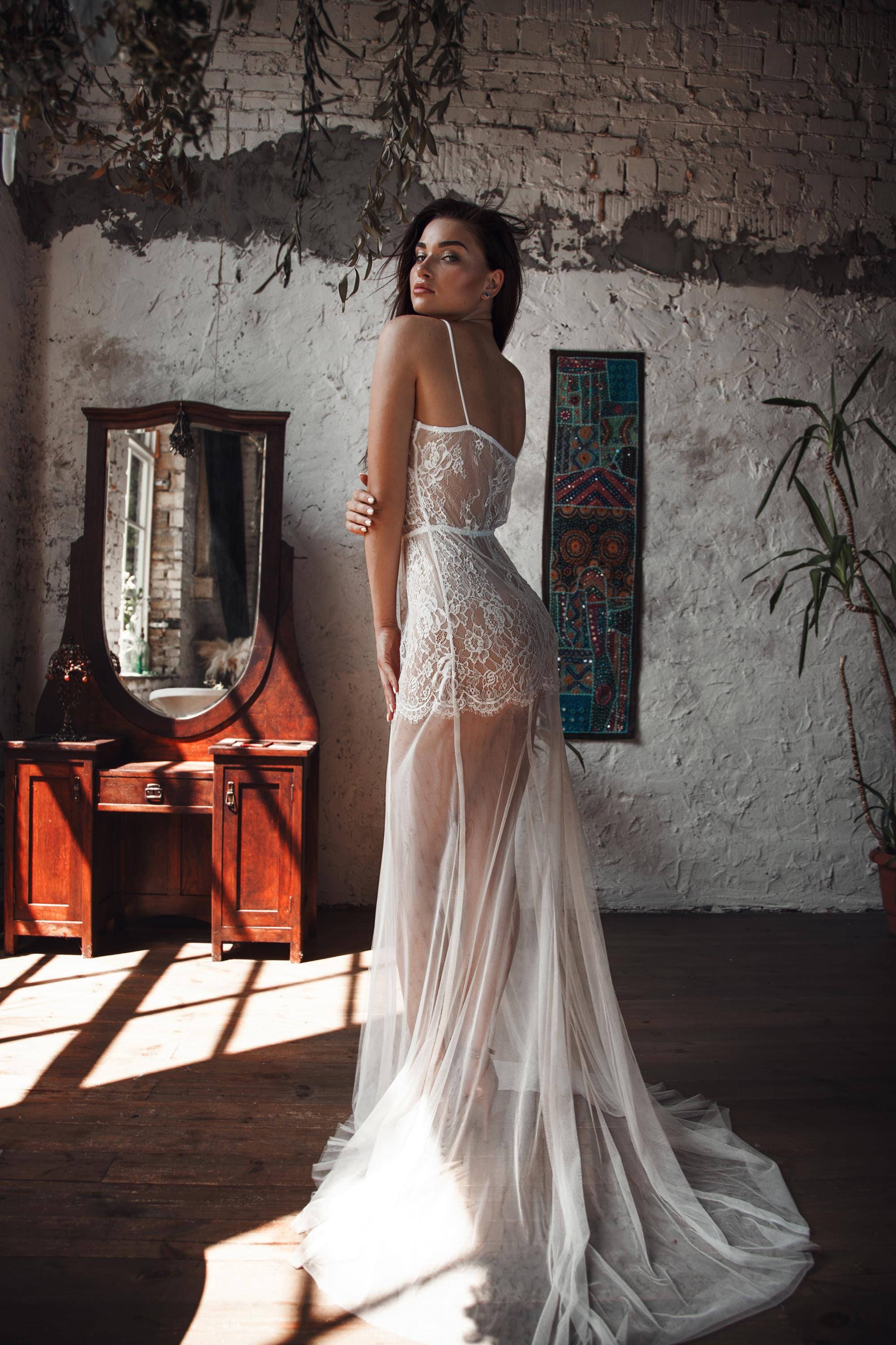 bridal lingerie dress