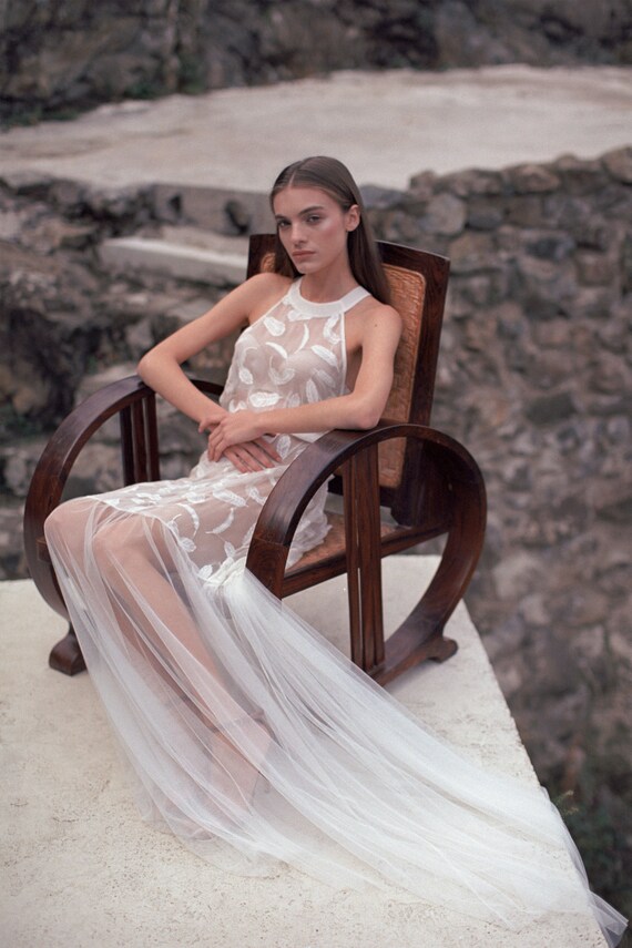 long sheer nightgown