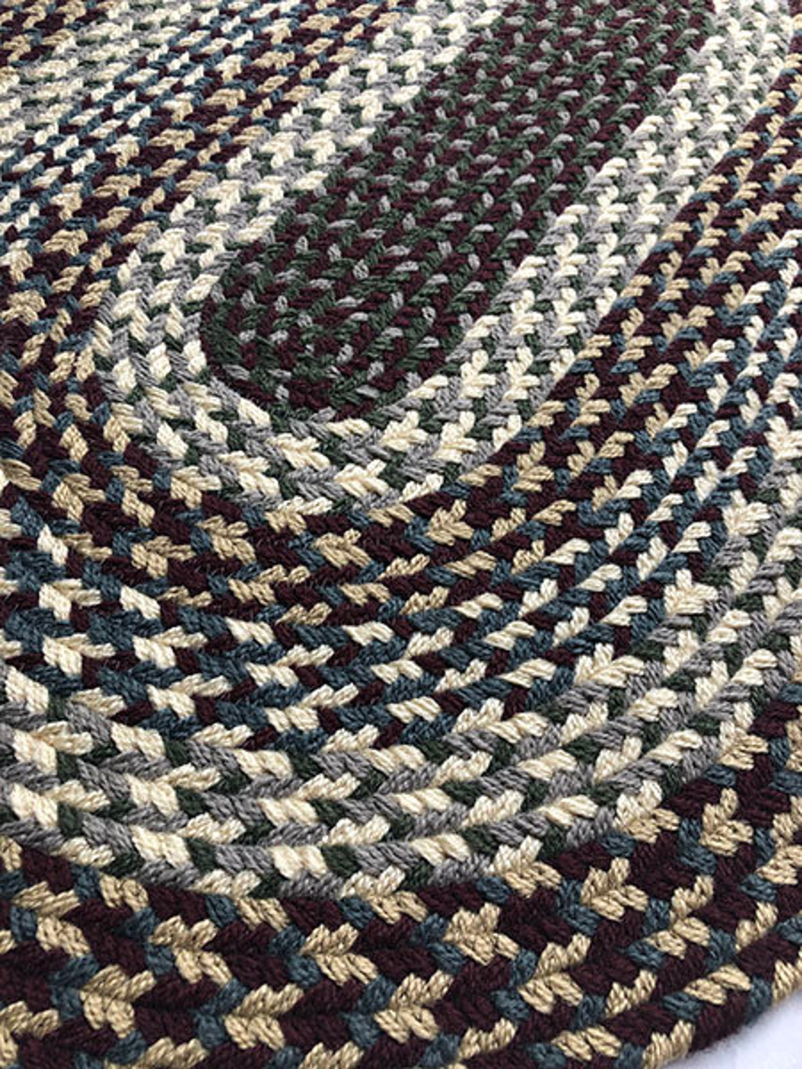 Braided 2'x 3' oval rug machine washable denim Etsy