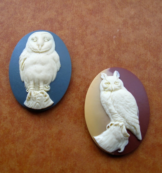 Great Horned Owl Silicone Cameo mould