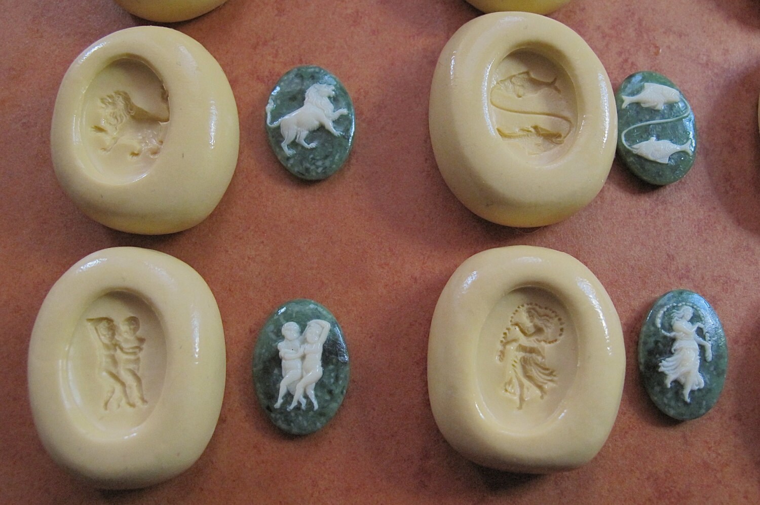 Zodiac Signs Astrology Silicone Flexible Mold 18 X 13 Cameo Etsy