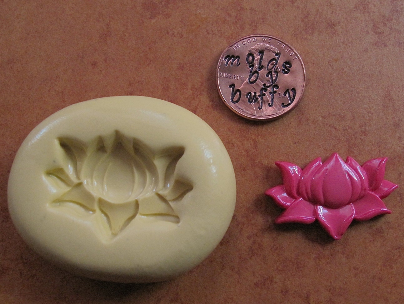 open lotus flower mold SiLiCoNe mold flexible mold Resin Etsy