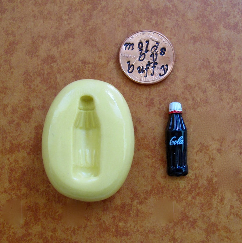 Soda bottle Silicone flexible mold resin mold food mold pmc Etsy
