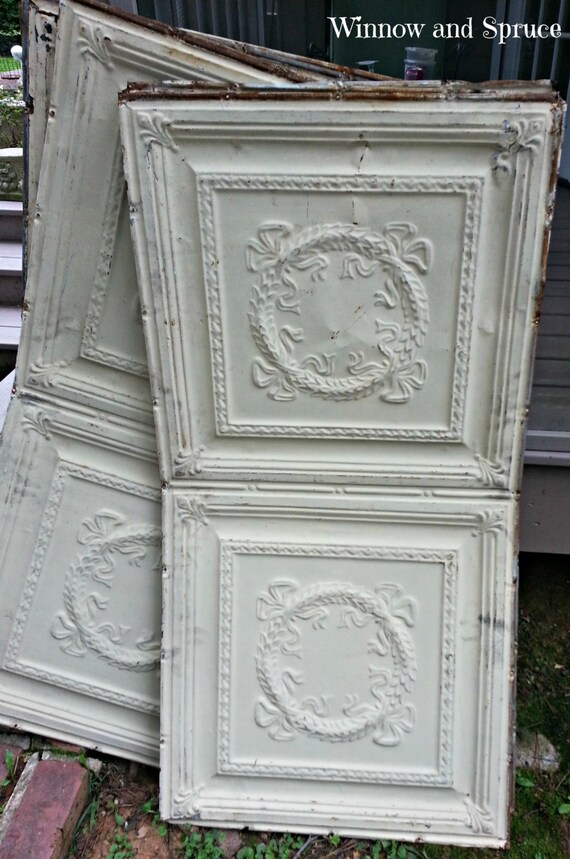Antique Ceiling Tins Etsy