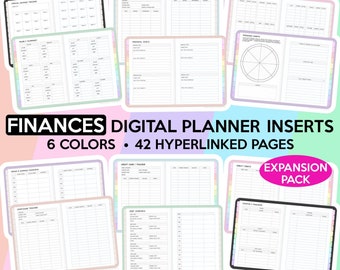 Financiën en budgettering Digitale planner Financiële planner Budgetplanner Voegt Budget Tracker in Budgetplanner Goodnotes Financiële planner