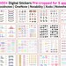 1000+ Digital Stickers Pack - Pre-cropped Goodnotes OneNote Xodo Notability Noteshelf & PNGs Transparent Background Planner Stickers 