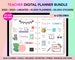 Teacher Digital Planner 2022 2023 Digital Planner Goodnotes Notability Xodo Noteshelf iPad Planner Academic Year Planner Teacher Planner 