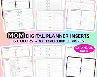 Moeder digitale planner Moederplanner voegt familieplanner Goodnotes-sjabloon in Moederleven Gezinsleven Goodnotes Planner Huishoudelijke planner Moeders