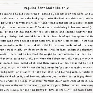 May include: A black and white illustration of a rabbit holding a pocket watch. The text reads "Oh dear! Oh dear! I shall be late!"  Alice was beginning to get very tired of sitting by her sister on the bank, and of having nothing to do: once or twice she had peeped into the book her sister was reading, but it had no pictures or conversations in it, "and what is the use of a book," thought Alice "without pictures or conversations?" So she was considering in her own mind (as well as she could, for the hot day made her feel very sleepy and stupid), whether the pleasure of making a daisy-chain would be worth the trouble of getting up and picking the daisies, when suddenly a White Rabbit with pink eyes ran close by her. There was nothing so very remarkable in that; nor did Alice think it so very much out of the way to hear the Rabbit say to itself, "Oh dear! Oh dear! I shall be late!" (when she thought it over afterwards, it occurred to her that she ought to have wondered at this, but at the time it all seemed quite natural); but when the Rabbit actually took a watch out of its waistcoat-pocket, and looked at it, and then hurried on, Alice started to her feet, for it flashed across her mind that she had never before seen a rabbit with either a waistcoat-pocket, or a watch to take out of it, and burning with curiosity, she ran across the field after it, and fortunately was just in time to see it pop down a large rabbit-hole under the hedge. In another moment down went Alice after it, never once considering how in the world she was to get out again. Either the well was very deep, or she fell very slowly, for she had plenty of time as she went. The rabbit-hole went