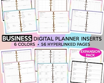 Business Digital Planner Templates Business Planner Templates Digital Planner Inserts Goodnotes Template Business Goodnotes Planner Insert