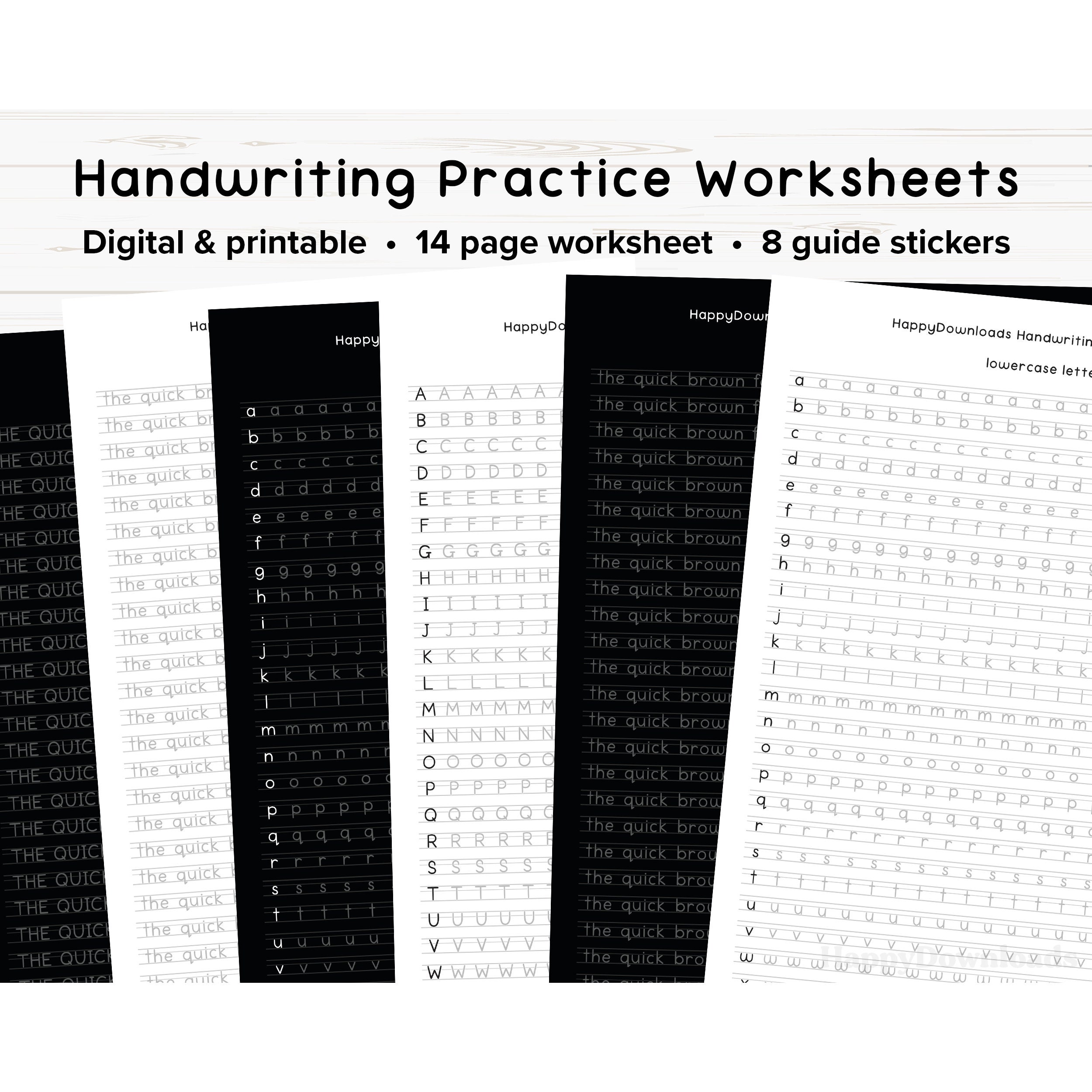 Neat Handwriting Practice Sheet for Adult, Creative Hobby for