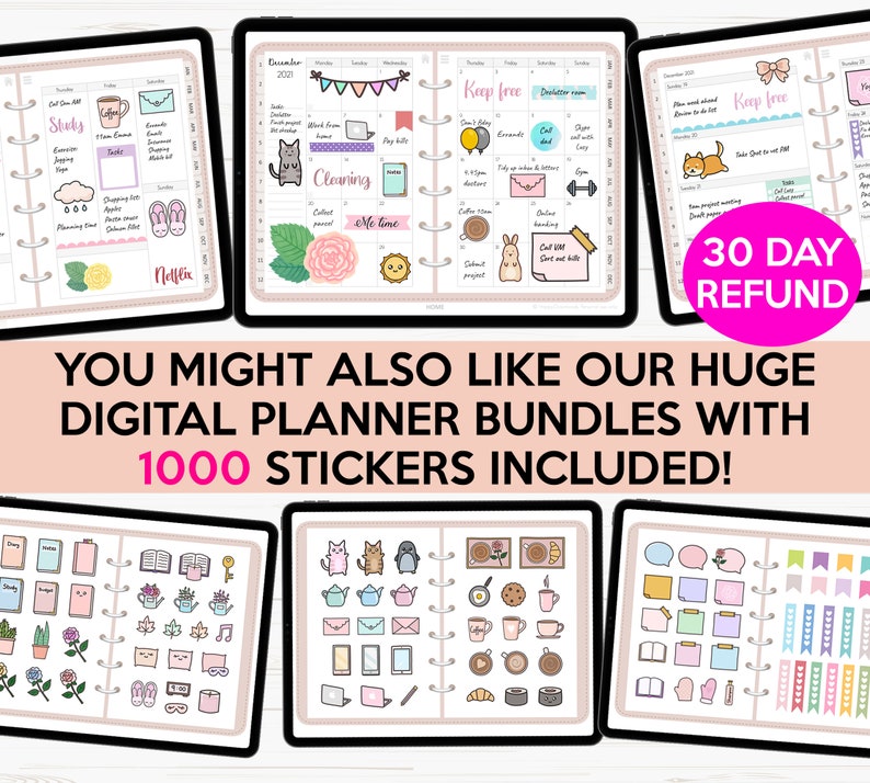 Goodnotes Digital Stickers Book 160 Stickers Pack Goodnotes | Etsy